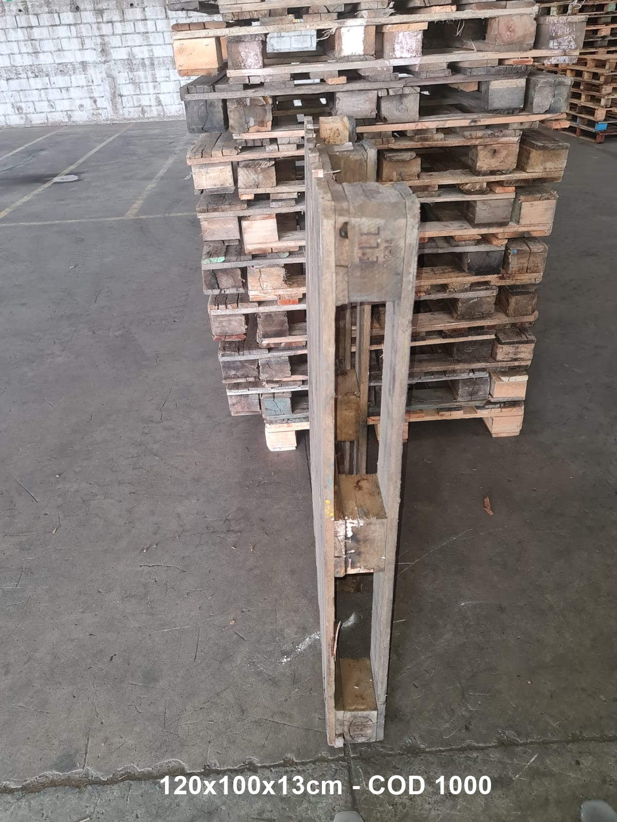 PALLET PBR REFORMADO 1,00 X 1,20 — foto real da R Ximenes em Contagem MG — vista 4