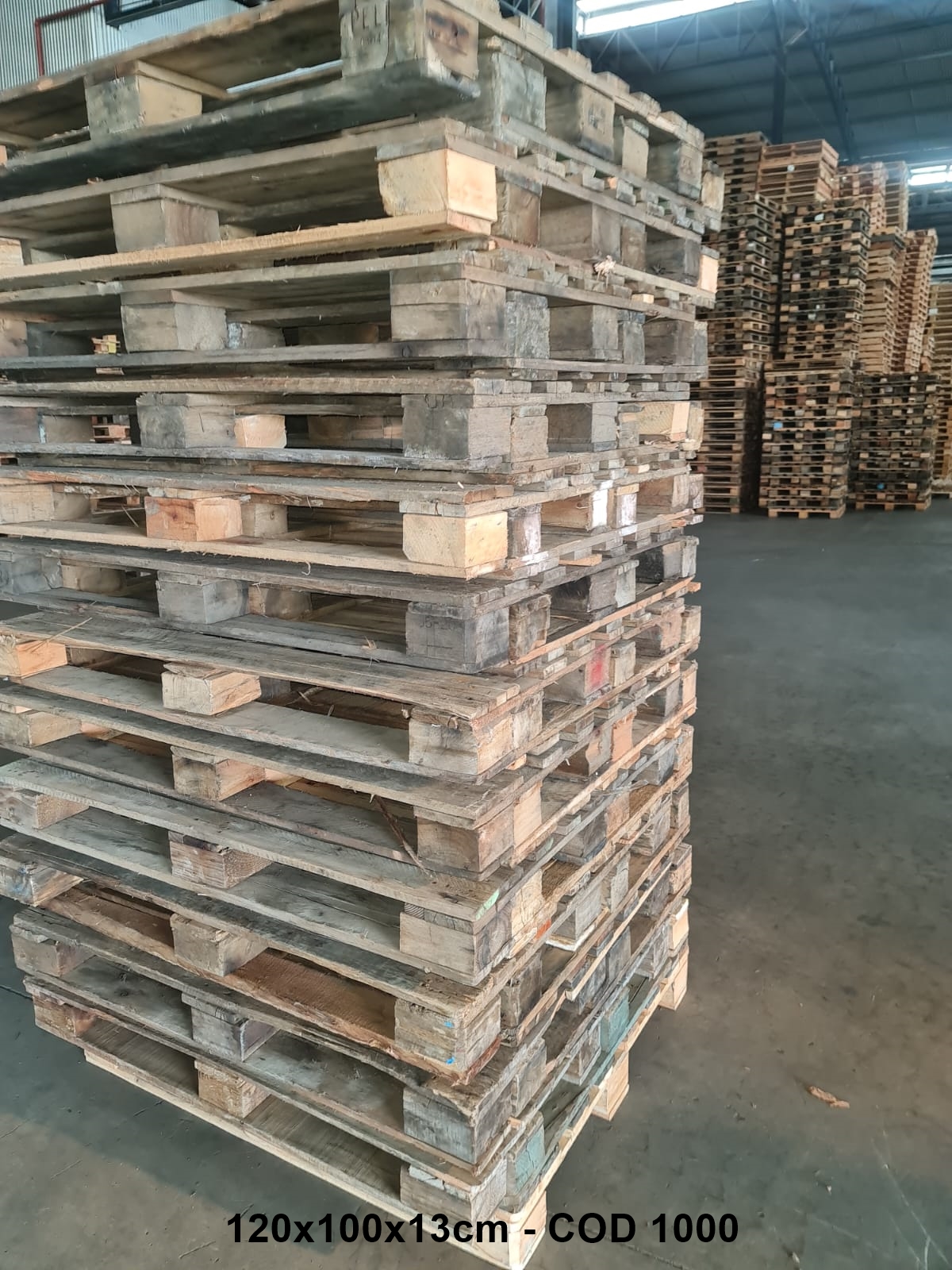 PALLET PBR REFORMADO 1,00 X 1,20 — foto real da R Ximenes em Contagem MG — vista 6