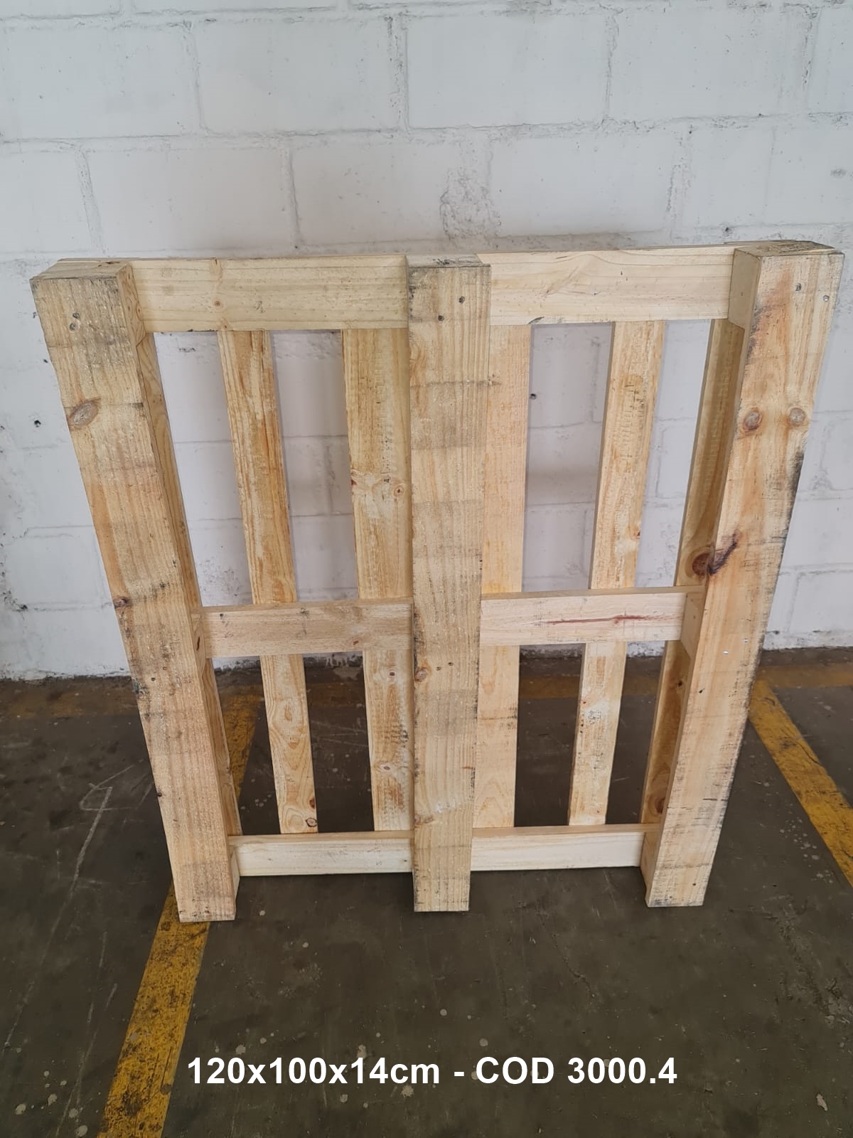 PALLET DESCARTAVEL 1,00 X 1,20 — foto real da R Ximenes em Contagem MG — vista 2