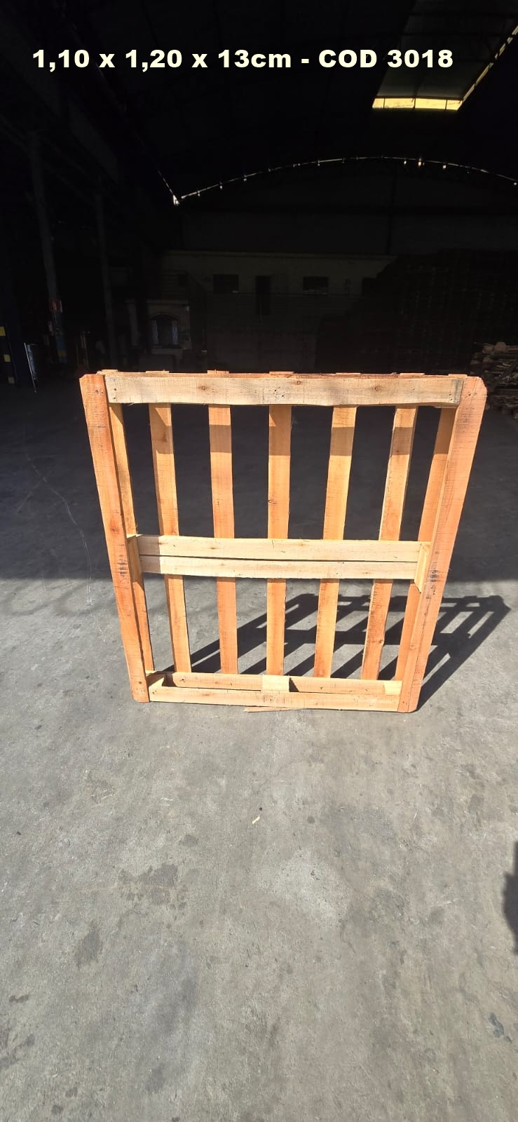 PALLET DESCARTAVEL 1,10 X 1,20 — foto real da R Ximenes em Contagem MG — vista 2