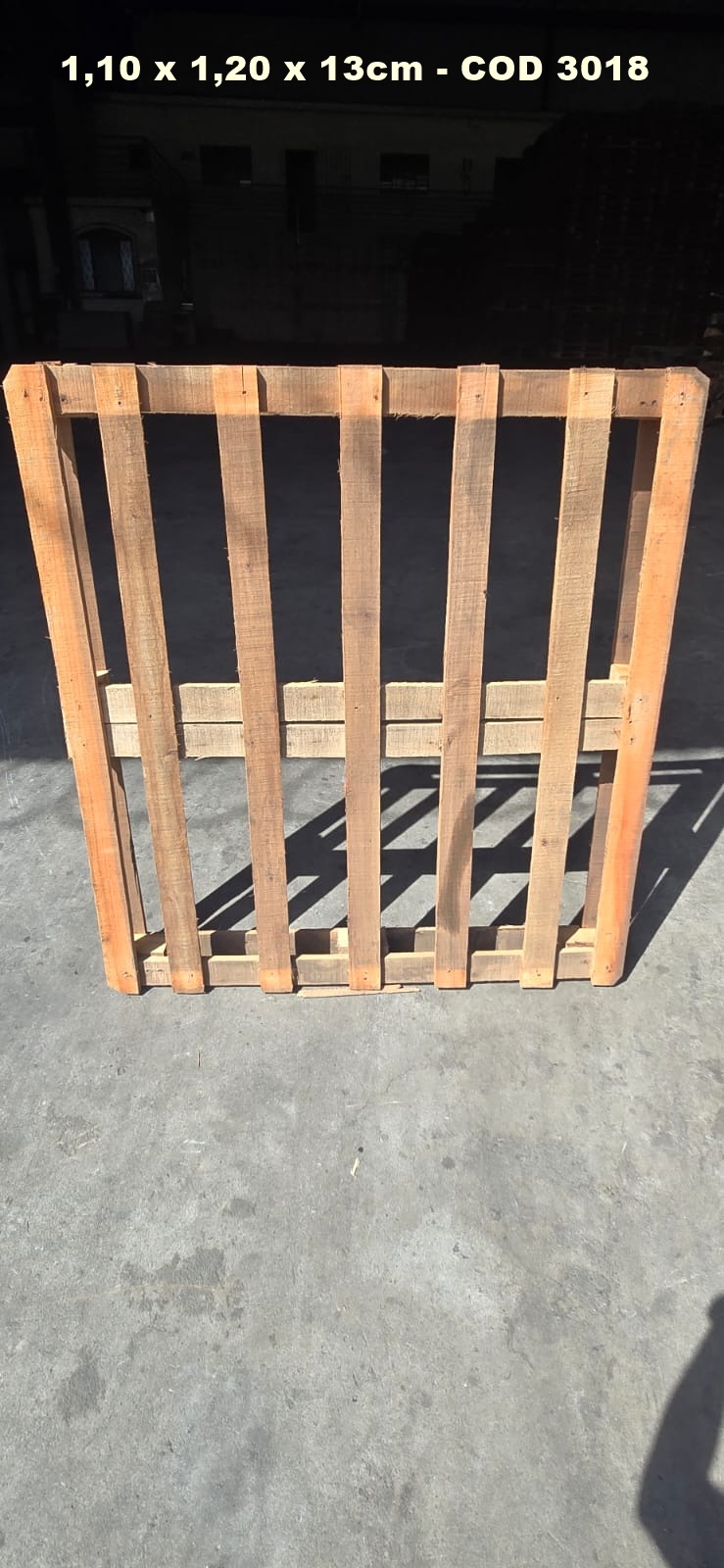 PALLET DESCARTAVEL 1,10 X 1,20 — foto real do catálogo R Ximenes em Contagem MG